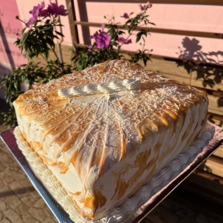 Doce de leite com coco