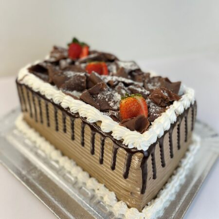 Ninho trufado com nutella e morango